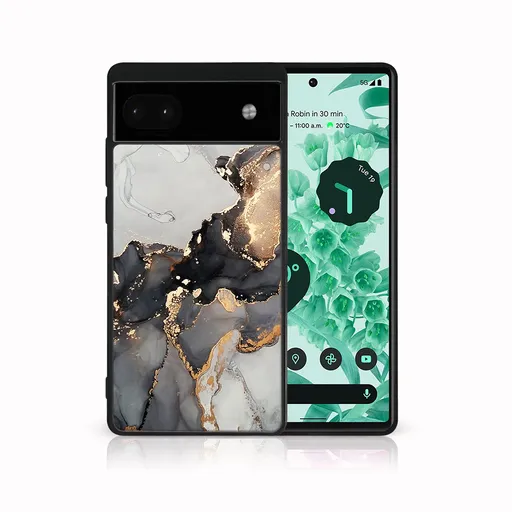 MY ART Ochranný kryt pre Google Pixel 6a GREY MARBLE (140)