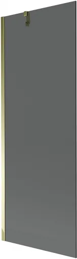 MEXEN/S - Next vaňová zástena FIX 70 x 150, grafit, zlatá 895-070-000-00-40-50