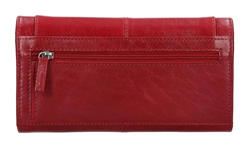 Dámska kožená peňaženka Lagen BLC/4228 Red/Red