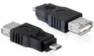 PremiumCord USB redukcia A/female-MicroUSB/male