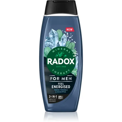 Radox Feel Energised sprchový gél pre mužov 2 v 1 450 ml