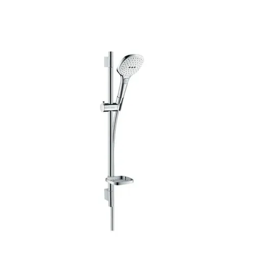 Sprchový set Hansgrohe Raindance Select E na stenu s mydlovničkou biela / chróm 26622400