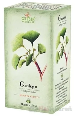 GREŠÍK GINKO bylinný čaj 20 x 1,2 g