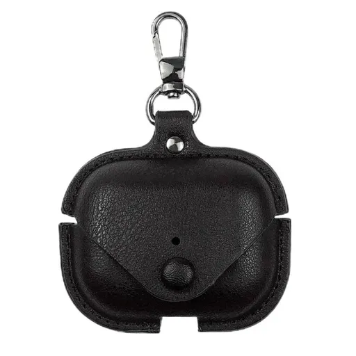 LEATHER POCKET Puzdro pre slúchadlá AirPods Pro 3 čierne