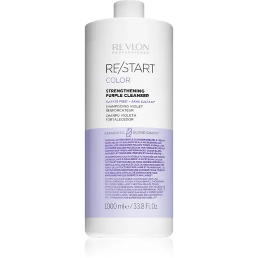 Revlon Professional Re/Start Color fialový šampón pre blond a melírované vlasy Purple Cleanser 1000 ml