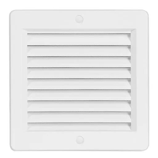 Vetracia mriežka 15x15 bielá s sieť VM1515B