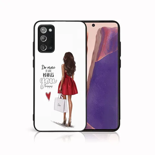 MY ART Ochranný obal pre Samsung Galaxy Note 20 RED DRESS (137)