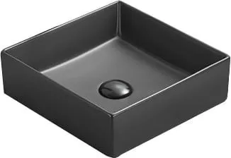 MEXEN - Goya umývadlo na dosku 35x35, čierna mat 22183585