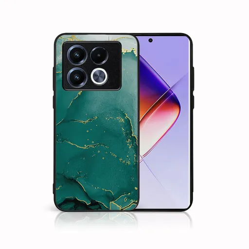 MY ART Ochranný kryt pre Infinix Note 40 Pro / 40 Pro+ 5G GREEN MARBLE (145)