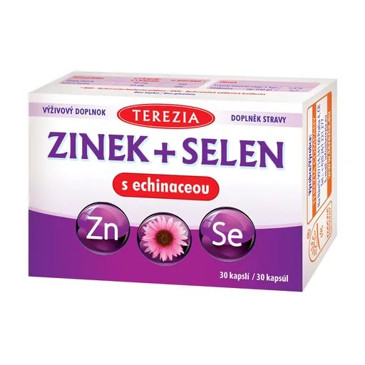 Terezia Zinok + selén s echinaceou 30 kapsúl
