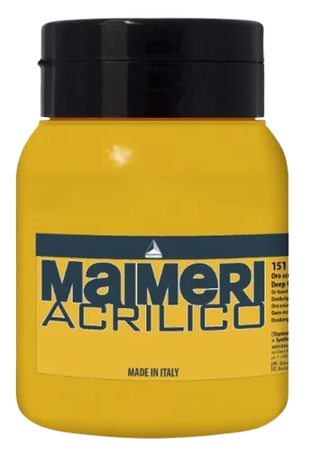 MAIMERI ACRILICO - Akrylové farby 151 - deep gold, 0,5 L