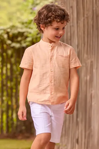 Detské šortky s ľanovou prímesou Mayoral