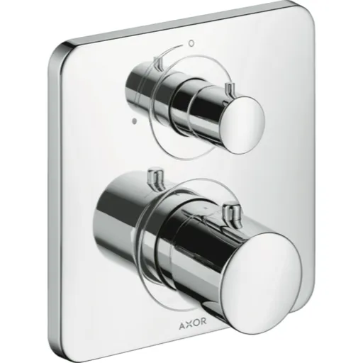 Hansgrohe Axor Citterio M podomietkový termostat s uzatváracím ventilom, chróm 34705000