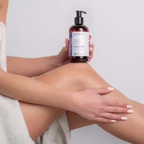 Alteya masážny telový olej relaxačný levanduľa 125 ml