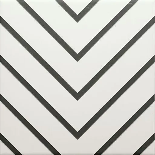 Dlažba Ribesalbes Echo čiernobiela 20x20 cm mat ECHO20