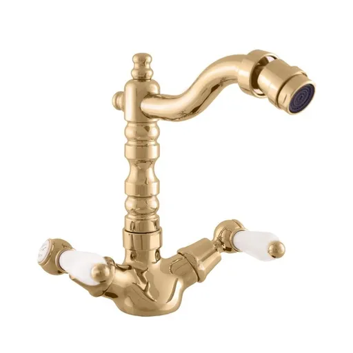 RAV SLEZÁK Morava bidetová batéria s otočným ramienkom v zlatom prevedení mk520.5/9z MK520.59Z