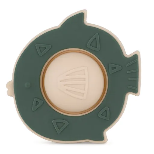 PETITE&MARS Hračka silikónová Fish Fiona Misty Green 6m+