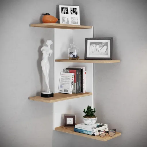 VCM Rohová police Balos, bílá