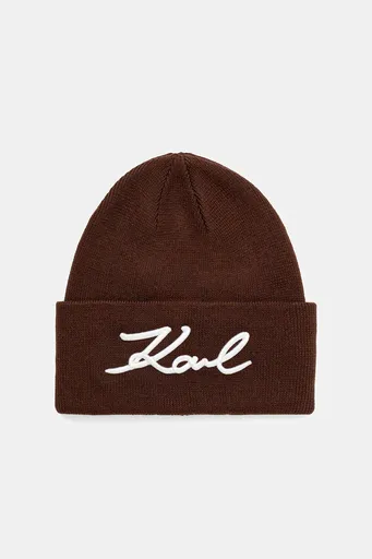 Čiapka s prímesou vlny Karl Lagerfeld K/SIGNATURE