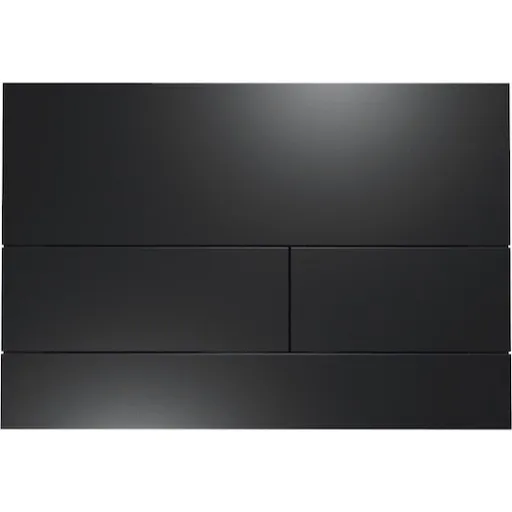 Ovládacie tlačidlo TECE Square z kovu v čiernej farbe mat 9240833