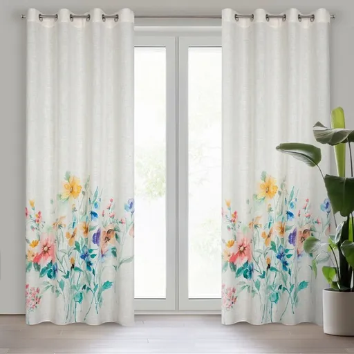 ArtFir HOTOVÝ ZÁVES AMELIA 140 x 260 cm PRÍRODNÁ