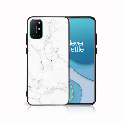 MY ART Ochranný obal OnePlus 8T -WHITE MARBLE (144)