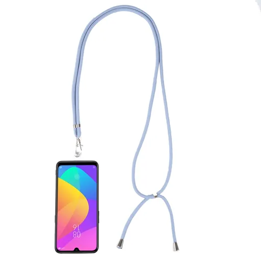 PROTEMIO ROPE Univerzálna šnúrka na mobil pod kryt šedomodrá