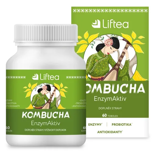 LIFTEA Kombucha EnzýmAktív 60 kapsúl