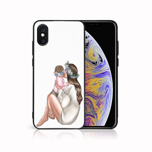 MY ART Ochranný kryt pre Apple iPhone X / XS BABY GIRL (111)