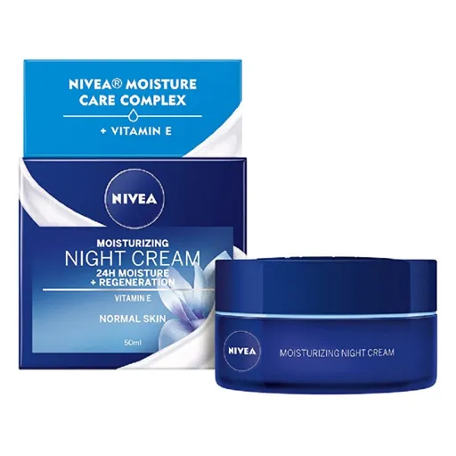 NIVEA Aqua Effect Regeneračný nočný krém pre normálnu až zmiešanú pleť 50 ml