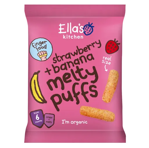 ELLA'S KITCHEN Chrumky jahoda a banán BIO 20 g