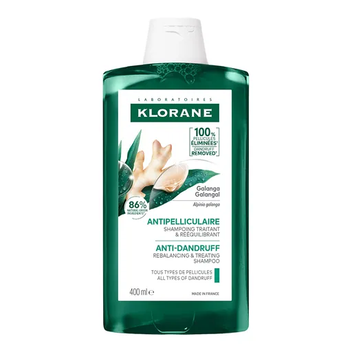 KLORANE Šampón proti lupinám s galangalom 400ml