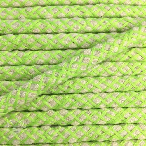 Bavlnená šnúra 1 cm lime