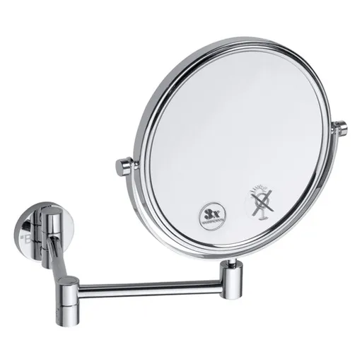 Bemeta Kosmetická zrcátka kozmetické zrkadielko 23,8x25,5 cm chróm 112201518