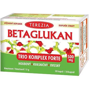 TEREZIA BETAGLUKAN Trio Komplex Forte 500 mg, 30 kapsúl (3703122)