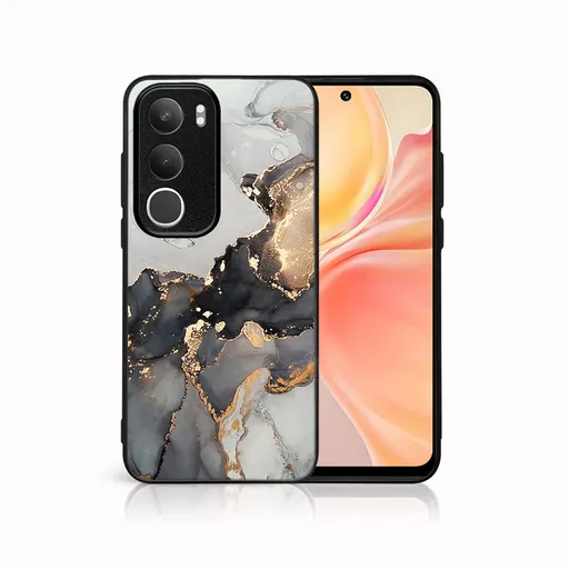 MY ART Ochranný kryt pre Vivo Y19s GREY MARBLE (140)