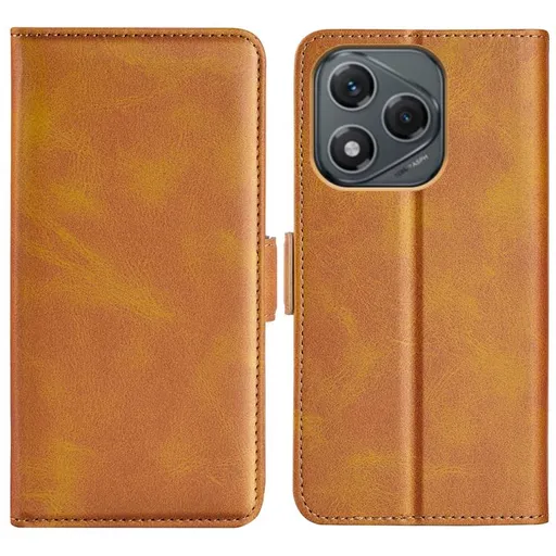 SIDE Peňaženkové puzdro pre Honor 400 Lite svetlohnedé