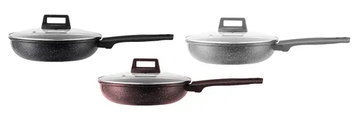 MAKRO - Panvica s pokrievkou 22cm rôzne farby