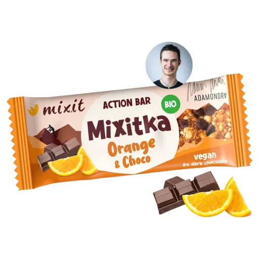 MIXIT Action mixitka Adama Ondra pomaranč a čokoláda BIO 34 g