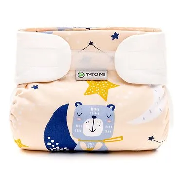 T-TOMI ortopedické abdukčné nohavičky – suchý zips, Night Bears (3 – 6 kg) (8594166540804)