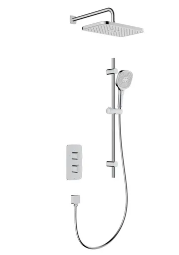 KFA - Súprava sprchová Malaga, termostatická, podomietková s posuvným drážkovým ramenom, chróm 5759-301-00