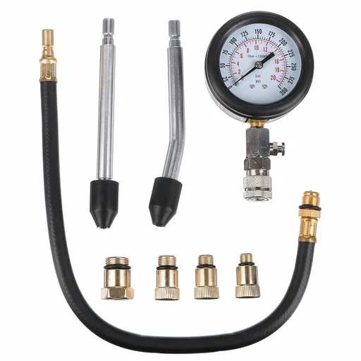 Sixtol Súprava na testovanie kompresie benz. mot. MECHANIC ENGINE TESTER 8, 0-20 bar, 8 ks