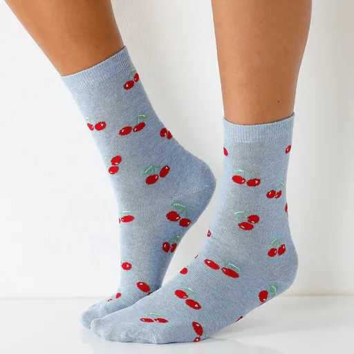 Súprava 3 párov ponožiek s potlačou