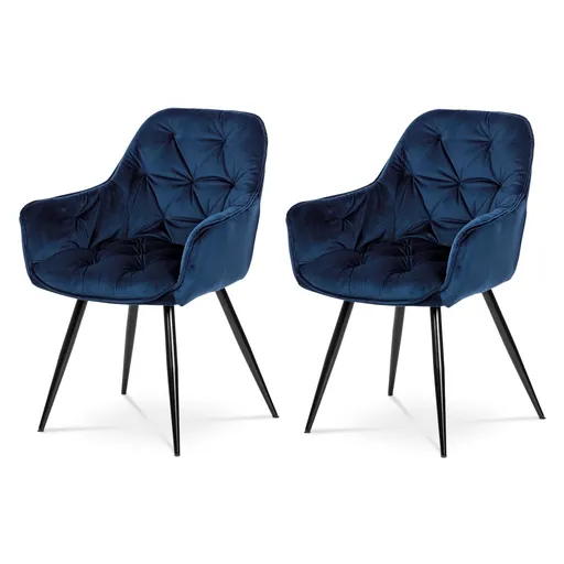 Sada jedálenských stoličiek DCH-421 BLUE4, 2 ks