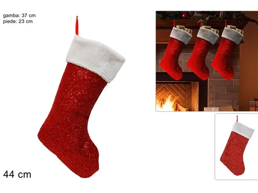 MAKRO - Ponožka vianočná 44cm