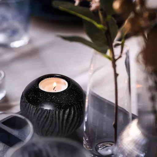 Weltbild Svícen na čajovou svíčku Koule, antracit