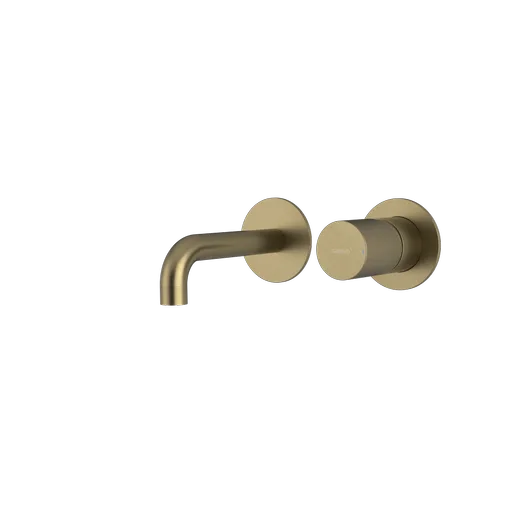 SAPHO - ULTRATAP 2-prvková podomietková umývadlová batéria, hubica 15cm, zlato mat UT118TG