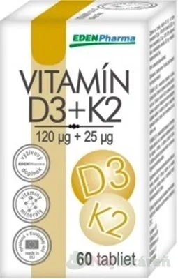 EdenPharma Vitamín D3 + K2 60 tabliet