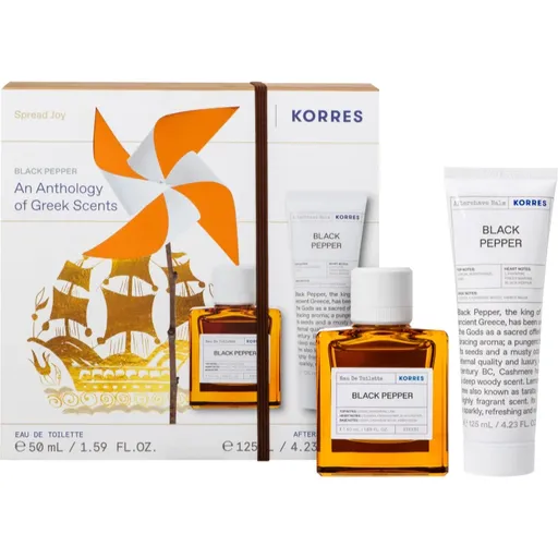 Korres Black Pepper darčeková sada pre mužov