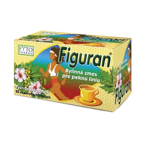 FIGURAN Bylinná zmes pre peknú líniu nálevové vrecká 20 ks